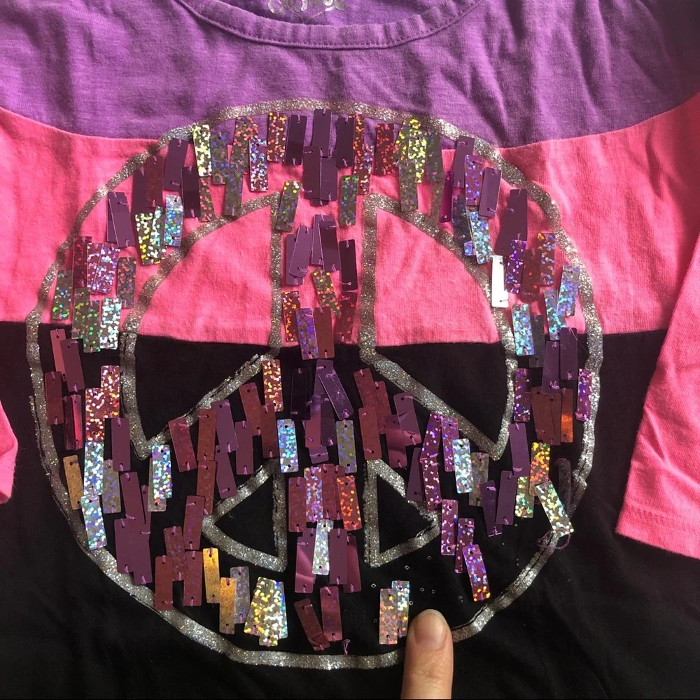 Justice tie hem
